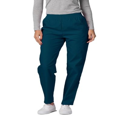 Adar Uniforms Universal Scrubs for Women - Tapered Utility Cargo Pants - 503 - Caribbean Blue - S