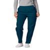 Adar Uniforms Universal Scrubs for Women - Tapered Utility Cargo Pants - 503 - Caribbean Blue - XL view 1