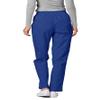 Adar Universal Scrubs for Women - Tapered Utility Cargo Scrub Pants - 503 - Royal Blue - 4X view 2
