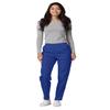 Adar Universal Scrubs for Women - Tapered Utility Cargo Scrub Pants - 503 - Royal Blue - 4X view 4