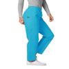 Adar Uniforms Universal Scrubs for Women - Tapered Utility Cargo Pants - 503 - Turquoise - S view 3