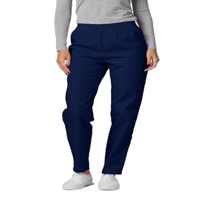 Adar Universal Scrubs for Women - Tapered Utility Cargo Scrub Pants - 503 - Navy - 3X