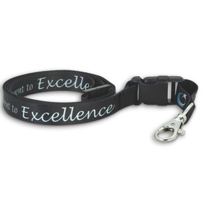 PinMart Full Color Commitment To Excellence Lanyard w/Safety Release