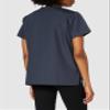 Adar Uniforms Women's Universal Snap Front Scrub Top - 604 - Pewter - XL view 3