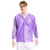 ValuMax 3530PPL Easy Breathe Cool and Strong, No-Wrinkle, Professional Disposable SMS Hip Length Jacket, Purple, L, Pack of 10 view 3