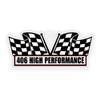 2X Engine Window Air Cleaner Sticker Decal, 406 High Performance for Crate Motor Small Block V8 Pro Street, Race or Muscle Car, Compatible with Chevrolet, Chevy, General Motors - 5x2.25 inch view 2