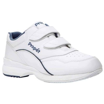 Propet Women's Tour Walker Strap White Blue/X-Wide / 12