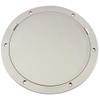 Beckson 8" Smooth Center Pry-Out Deck Plate - White view 1