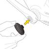 Topeak 50183 External Casserole Wrench, Black, One Size view 2