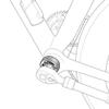 Topeak 50183 External Casserole Wrench, Black, One Size view 3