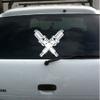 Crossed Spark Plug Vinyl Decal Lg view 1