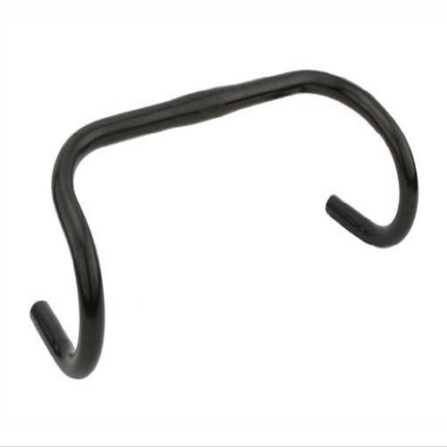 Racing Handlebar Steel 25.4mm Black. bicycle handle bar, handlebar, track handle bar, fixie bike handle bar