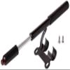 BBB BMP-47 46970 Bicycle High Pressure Portable Air Pump, Mini Pump, Presta Type, American Style, Road Bike, MTB, Hose Road, 7.5 inches (190 mm), Black view 2