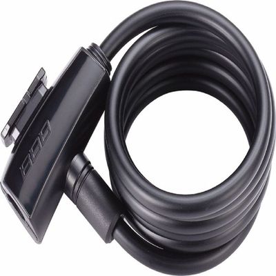 BBB BBL-61 30155 Bicycle Anti-Theft Wire Lock Key Quick Safe 8X1500MM Coil Cable Black