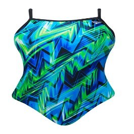 The Finals Women's Onyx Female Butterfly Back, Blue/Green, Size 40