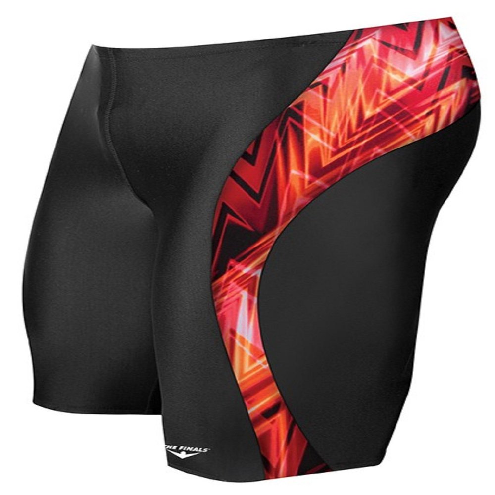 The Finals Men's Onyx Splice Jammer, Red, Size 26