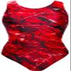 The Finals Women's Amethyst Super V-Back, Red, Size 34 view 1