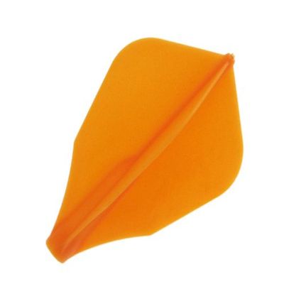 Cosmo Darts 6 Pack Fit Flight - W-Shape Dart Flight (Orange)