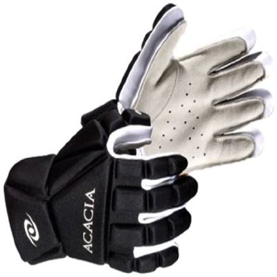 ACACIA Titan Broomball Gloves, Black/White, X-Small