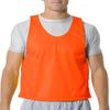 A4 Mens Lacrosse Reversible Practice Jersey, Medium, Orange/White view 2