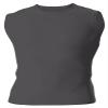 A4 Mens Compression Muscle Shirt Tee, Medium, Graphite view 2