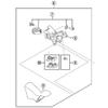 Shimano Spares Part ST2403 LH Bracket Unit view 1