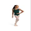 Capezio Girls' Classic High-Neck Tank Athletic Leotard  Comfortable Cotton Blend for Active Play, Full Front Lining, Ballet Leg Line, Perfect for Dance and Gymnastics, Intermediate, Hunter view 1
