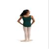 Capezio Girls' Classic High-Neck Tank Athletic Leotard  Comfortable Cotton Blend for Active Play, Full Front Lining, Ballet Leg Line, Perfect for Dance and Gymnastics, Intermediate, Hunter view 3
