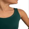 Capezio Girls' Classic High-Neck Tank Athletic Leotard  Comfortable Cotton Blend for Active Play, Full Front Lining, Ballet Leg Line, Perfect for Dance and Gymnastics, Intermediate, Hunter view 4