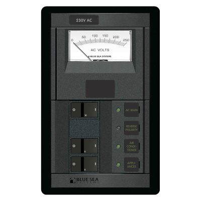 Blue Sea Systems 230 Volt AC Main + 2 Positions