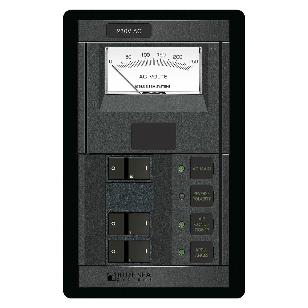 Blue Sea Systems 230 Volt AC Main + 2 Positions