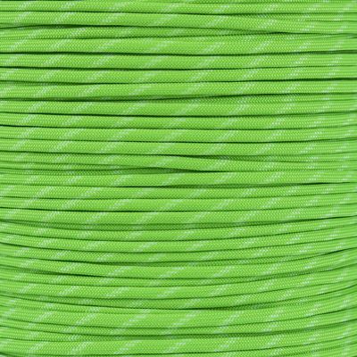 Paracord Planet Glow in The Dark Paracord - Made of 100% Nylon with 7 Inner-Core Strands - Available in 10, 25, 50, and 100 Foot Lengths That is Made in The USA (Neon Green Glow in The Dark, 25 Feet)