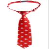 Retreez Christmas Happy Snowman Woven Pre-tied Boy's Tie - Red - 24 months - 4 years