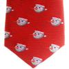 Retreez Christmas Happy Snowman Woven Pre-tied Boy's Tie - Red - 24 months - 4 years view 2