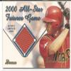Carlos Pena 2001 Bowman Future Game A Relics Game-Worn Jersey Insert Card #FGRCP view 1