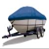 Survivor Marine Products Boat Cover for Euro Style V-Hull Bow Riders (Outboard Engine), Blue, 18-Feet 5-Inch - 19-Feet 4-Inch Length Overall x 102-Inch Beam Width view 1