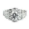 1000 Jewels Brenda: 2.6ct Russian Ice on Fire CZ 3-in-1 Wedding Ring Set 925 Sterling Silver, 0078 sz 8.0