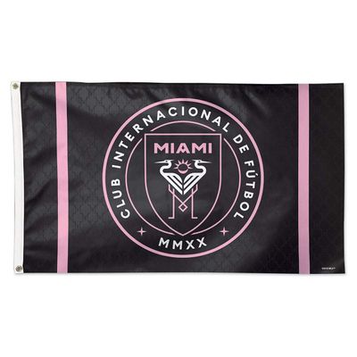 WinCraft Inter Miami CF Flag 3x5 MLS Black/Pink Soccer Club Internacional De Futbol