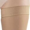 Ames Walker AW Style 265 Microfiber Opaque 20-30 mmHg Firm Compression Open Toe Thigh High Stockings w/Dot Band Natural Large view 3