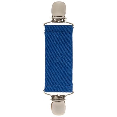 Elastic Scarf and Hat Clips Attacher with Extra Heavy Clips - Royal Blue