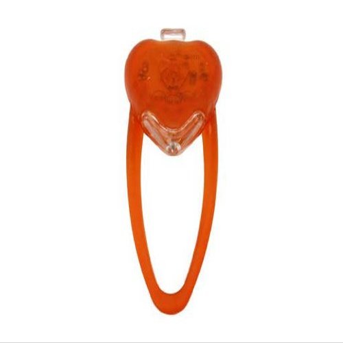 Lowrider Spade Safety Light KS-216 Clear/Orange. Bike Light, Bicycle Light, Beach Cruiser, Chopper, Limo, Stretch Bike, BMX, Track, Fixie