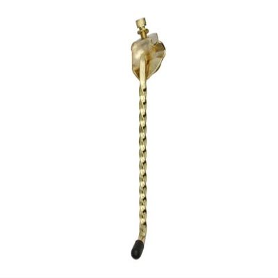 Lowrider Twisted Kickstand 8" Gold.Bike Kickstand, Bicycle Kickstand, Kickstand, Chopper