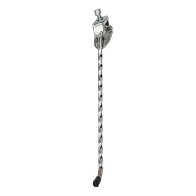 Lowrider Twisted Kickstand 10-1/2" Chrome. Bike Kickstand, Bicycle Kickstand, Kickstand, Beach Cruiser, Chopper, Mountain Limo, Stretch