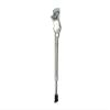 Lowrider Adjustable Alloy Center Kickstand Chrome. Bike Kickstand, Bicycle Kickstand view 1