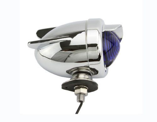 Lowrider Rear Dummy Light Wings Blue. Bike Light, Bicycle Light, Beach Cruiser, Chopper, Limo, Stretch Bike, BMX, Track, Fixie