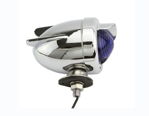Lowrider Rear Dummy Light Wings Blue. Bike Light, Bicycle Light, Beach Cruiser, Chopper, Limo, Stretch Bike, BMX, Track, Fixie