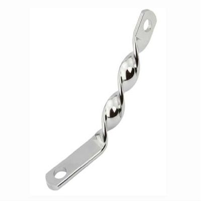 Twisted Light Bracket Chrome. Bike Light Part, Bicycle lightpart, lowrider, Beach Cruiser, Chopper, Limo, Stretch Bike, BMX, Track, Fixie