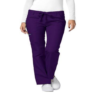 Adar Uniforms Women's Universal Drawstring Straight Leg Scrub Pants - 510 - Purple - L