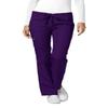 Adar Uniforms Women's Universal Drawstring Straight Leg Scrub Pants - 510 - Purple - L view 1