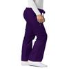Adar Uniforms Women's Universal Drawstring Straight Leg Scrub Pants - 510 - Purple - L view 3